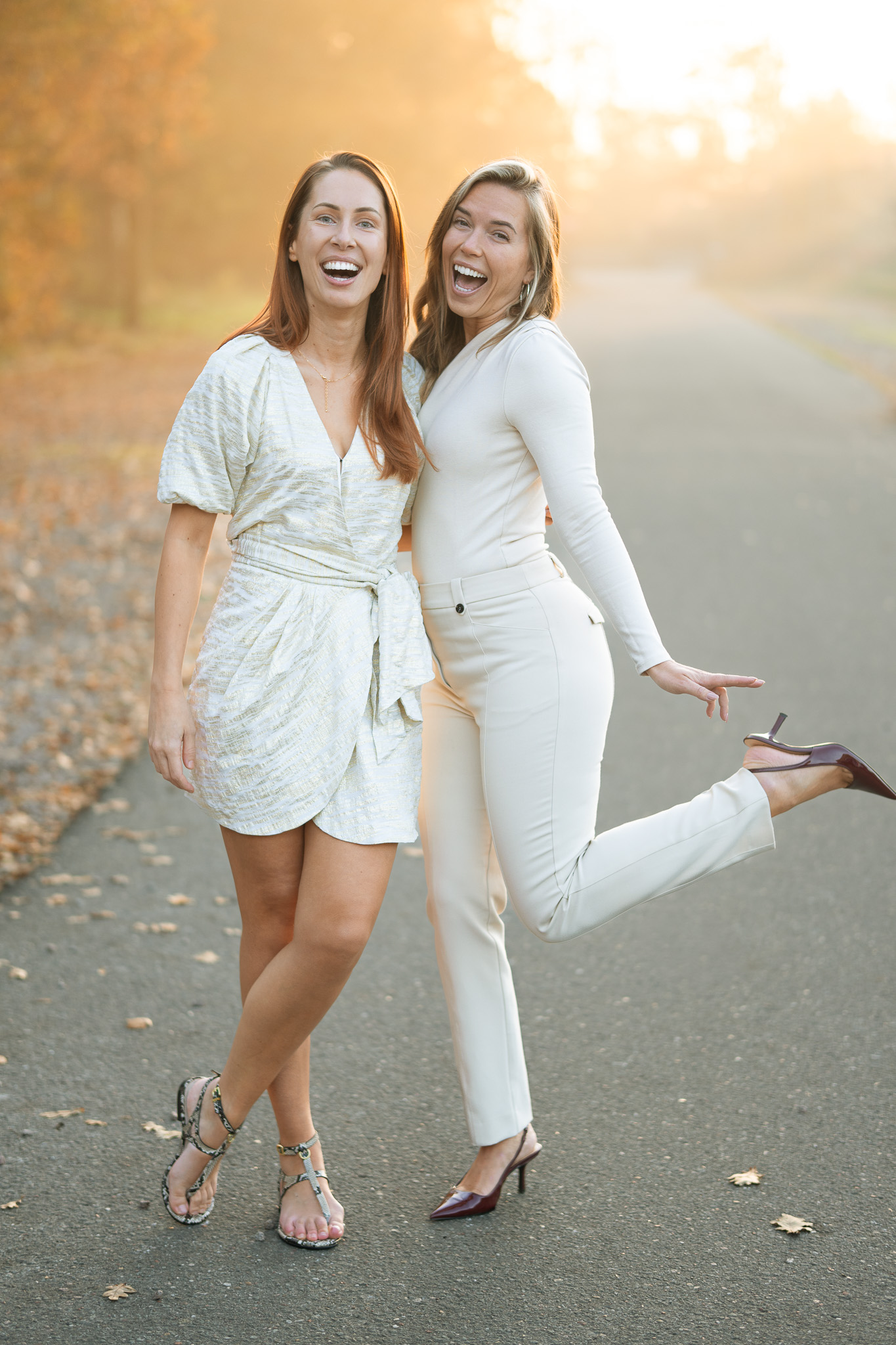 Foto met vriendin in Hollands Kroon, Noord-Holland